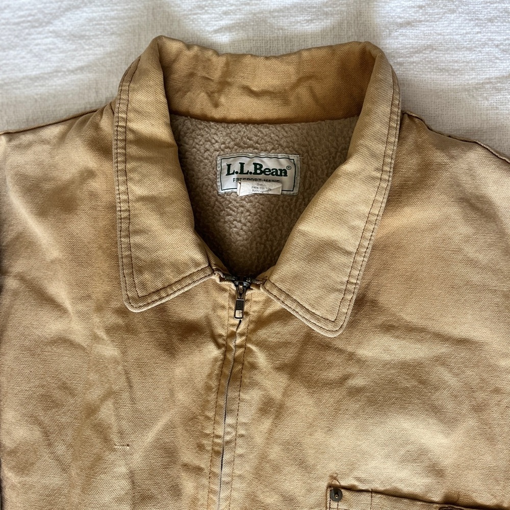 L.L. Bean Men's Light Brown Shirt Jacket